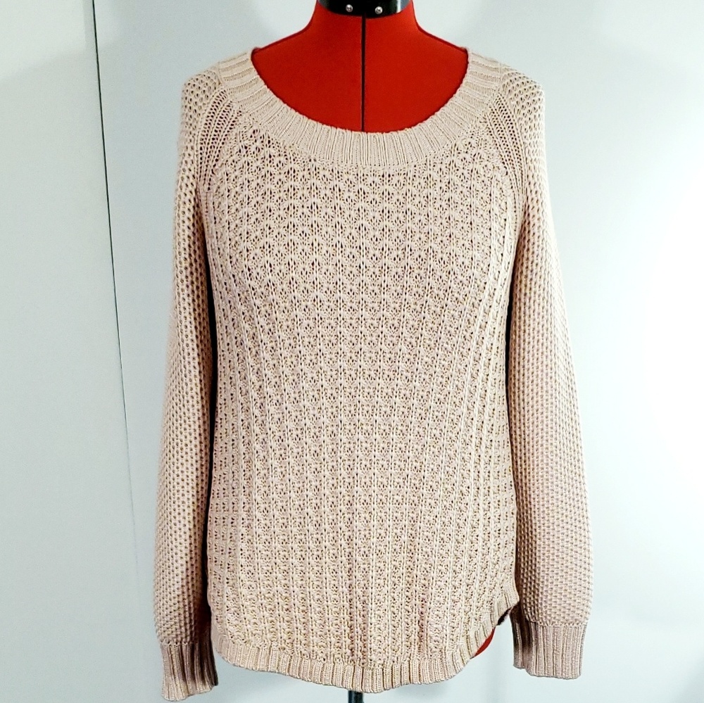 Calvin Klein Plus Size Waffle Knit Sweater - XXL